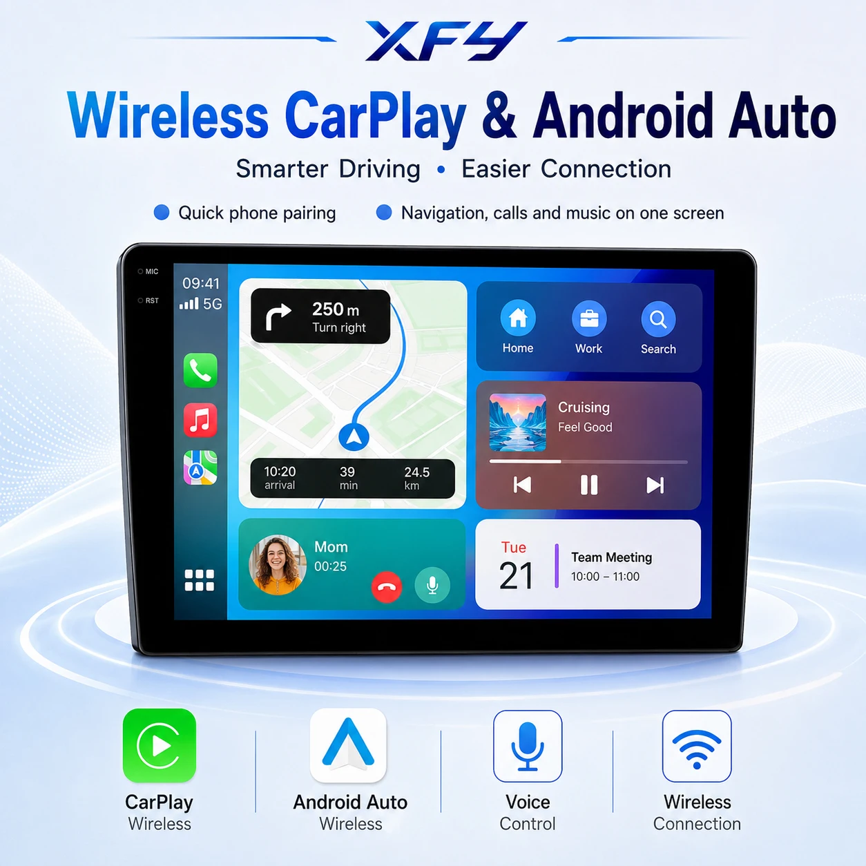 NEW XFY 2Din 9/10