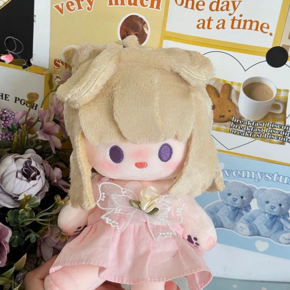 Stuffed 20cm Anime Ave Mujica Triangle Chuhua Plushies Toy for Kids and Adults Kawaii Cosplay Cotton Doll Dress Up Birthday Gift