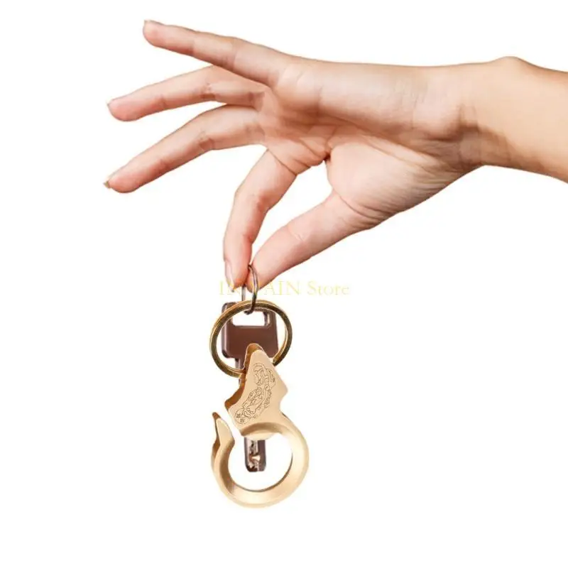 

M5TC Bottle Opener Keyring Sturdy and Durable Bottle Opener Keychain Easy to Carry