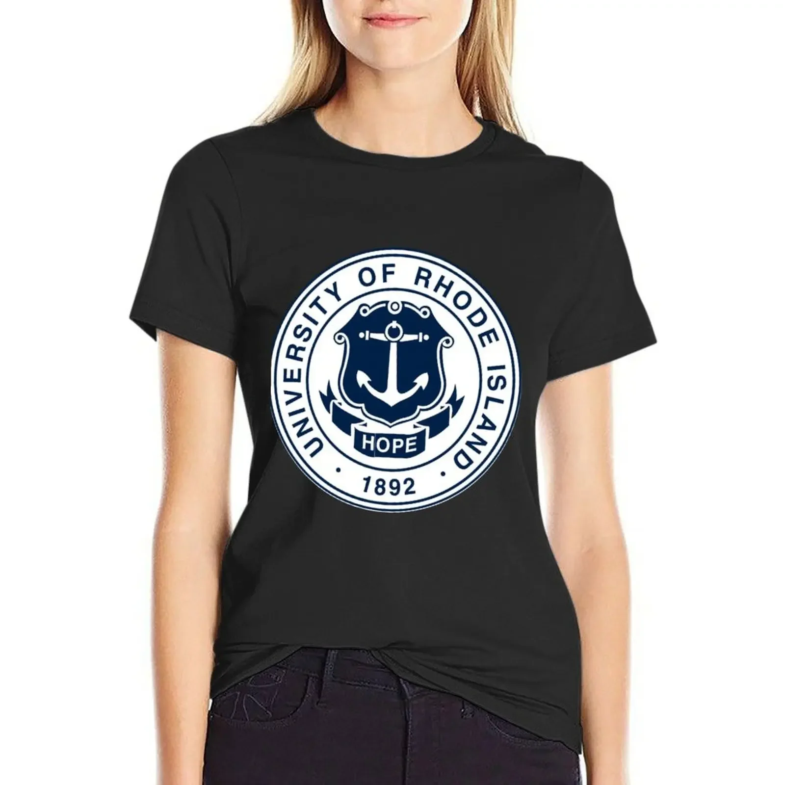 

University of Rhode Island Merch T-Shirt sweat funnys cute t-shirts for Women