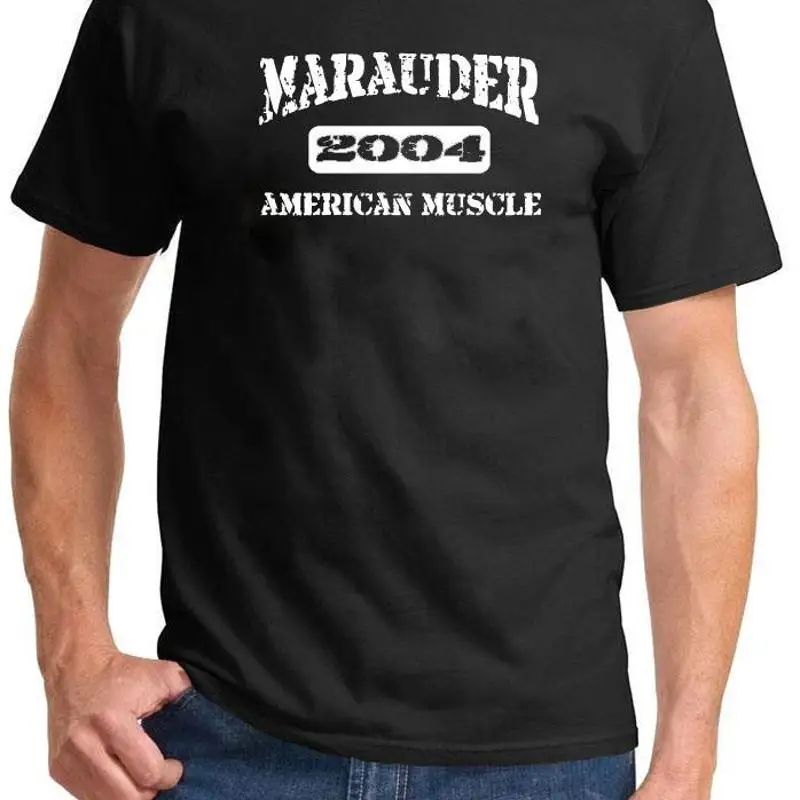 

Футболка классического дизайна Mercury Marauder American Muscle Car 2004, НОВИНКА