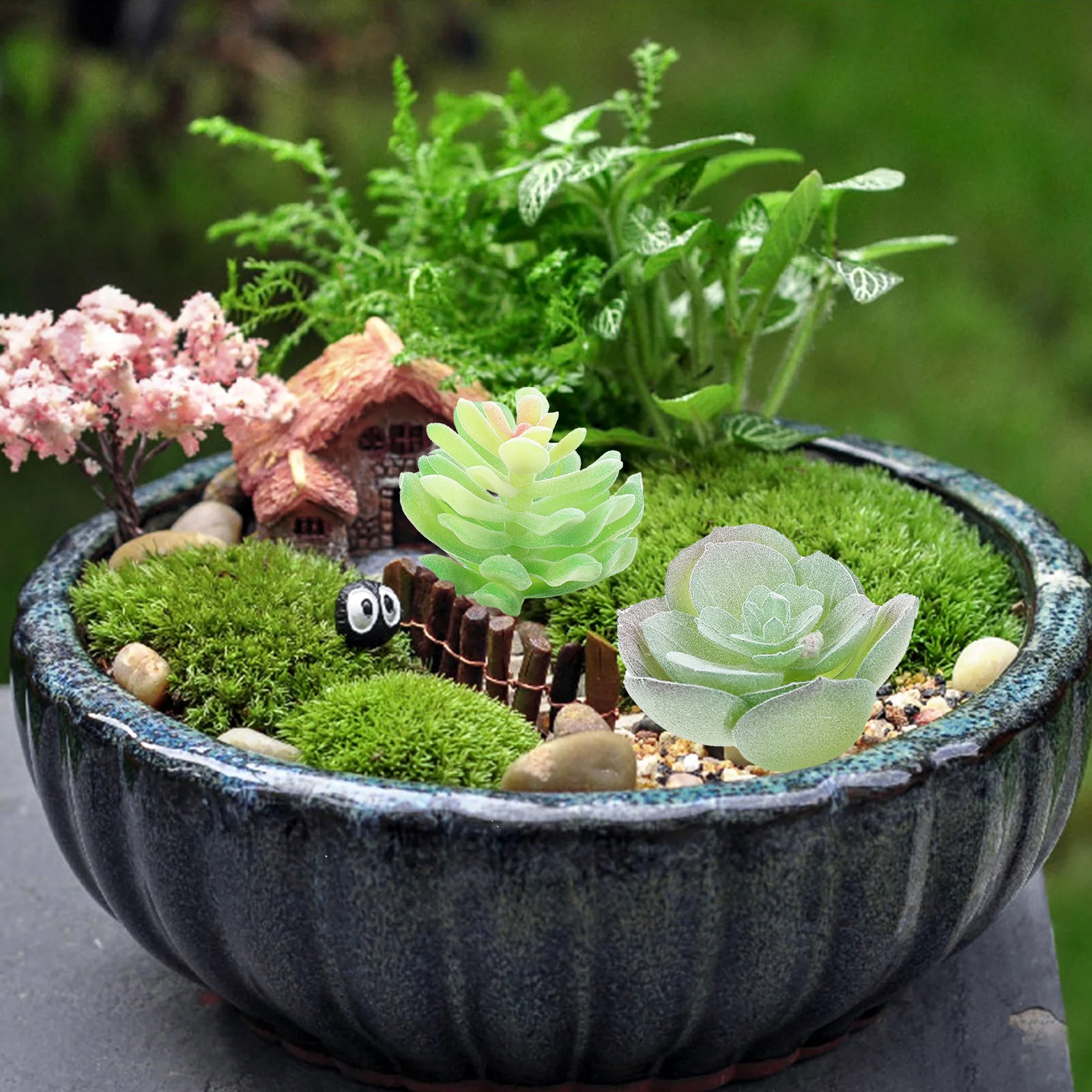 

13 Pcs Diy Artificial Succulent Plant Artificial Succulent Succulents PVC Plants Decorations for DIY Arrangements Home Office