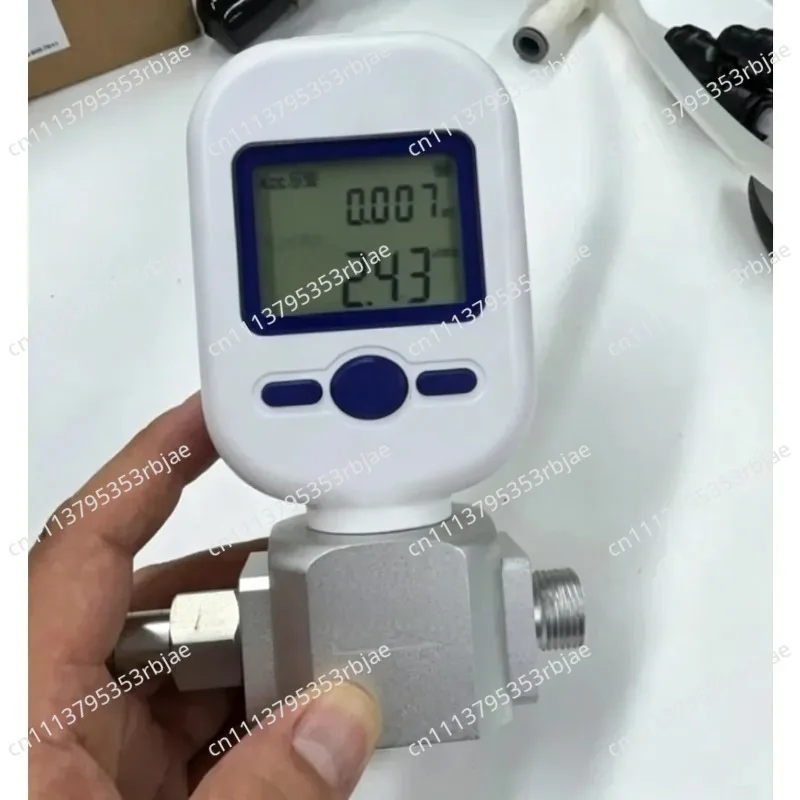 For 0-20L/Min Digital Gas Flow Meters Gas Mass Flow Meters Compressed Air /Digital Display Meter MF5706-20