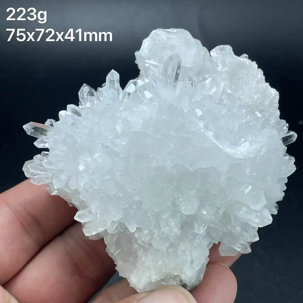 

New 100% natural crystal clean quartz calcite UV pink very beautiful healing crystal from Fujian