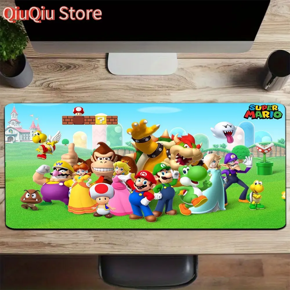 

Большой коврик для мыши Mario, 1 шт., компьютерный коврик, настольный коврик, коврик для клавиатуры, офисный игровой настольный коврик