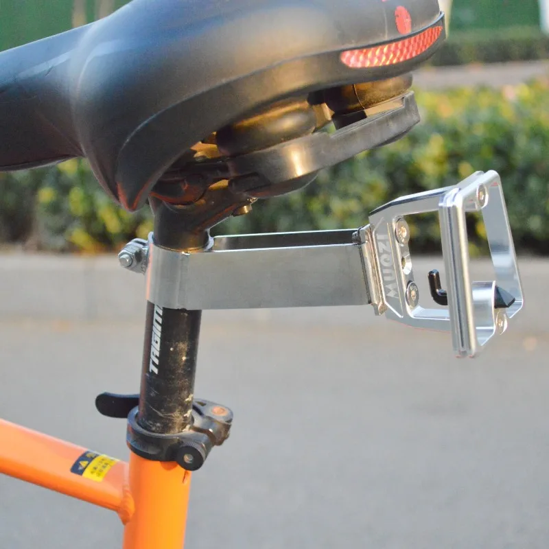 Lightweight Bike Pig-nose Conversion Frame Stainless Steel Integrated Sturdy Durable Bicycle Luggage Carrier Bicycle Accessories