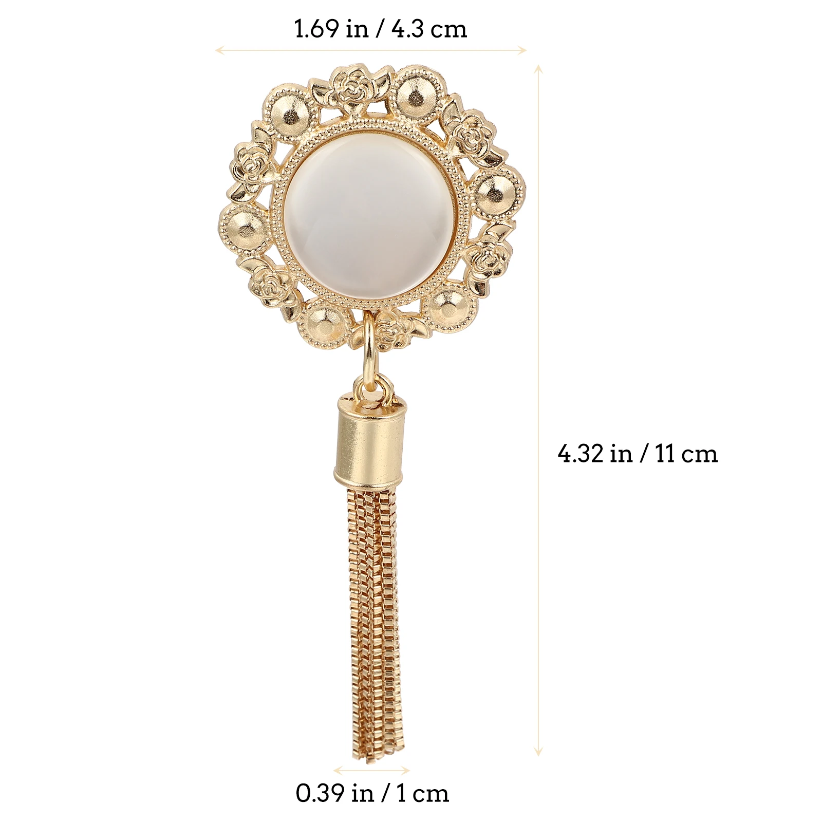 

5pcs Zinc Alloy Bag Accessories Purse Charms Tassel Pendant for H bags Decorative Adornment Durable Versatile