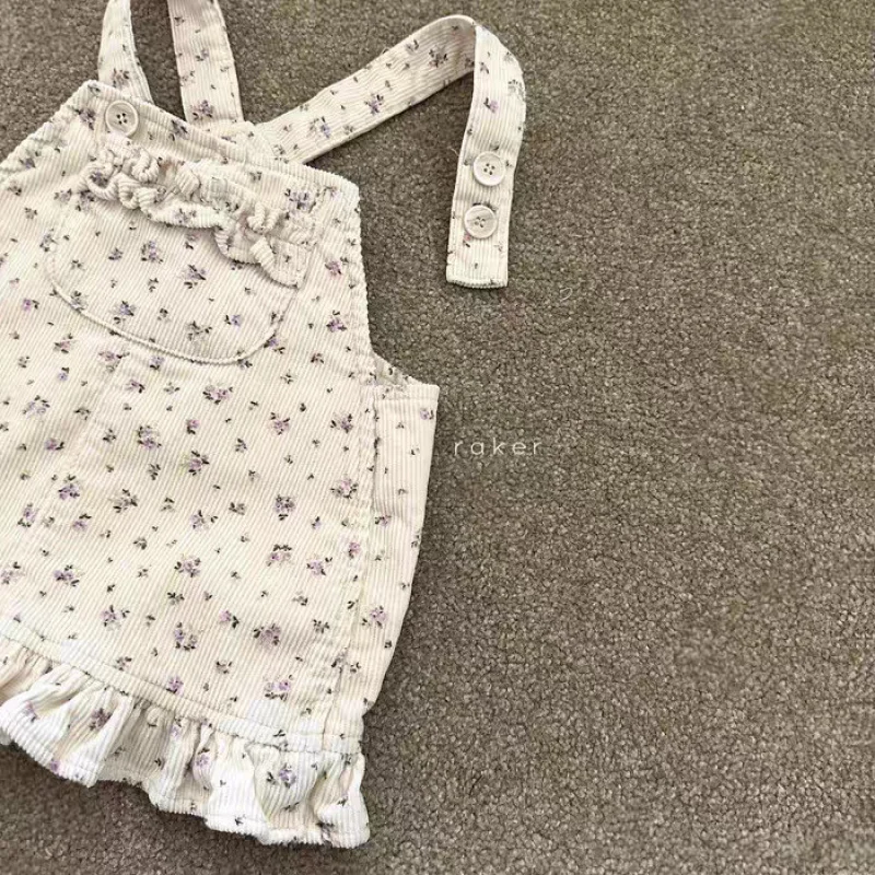 New style baby and toddler clothing for girls, cute and stylish corduroy suspender dress for spring and autumn