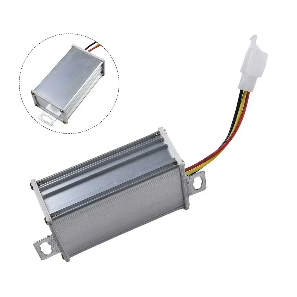 Robust DC Transformer Converts 36V 72V to Stable 12V Suitable for Electric Motorcycle Applications with Safety Features