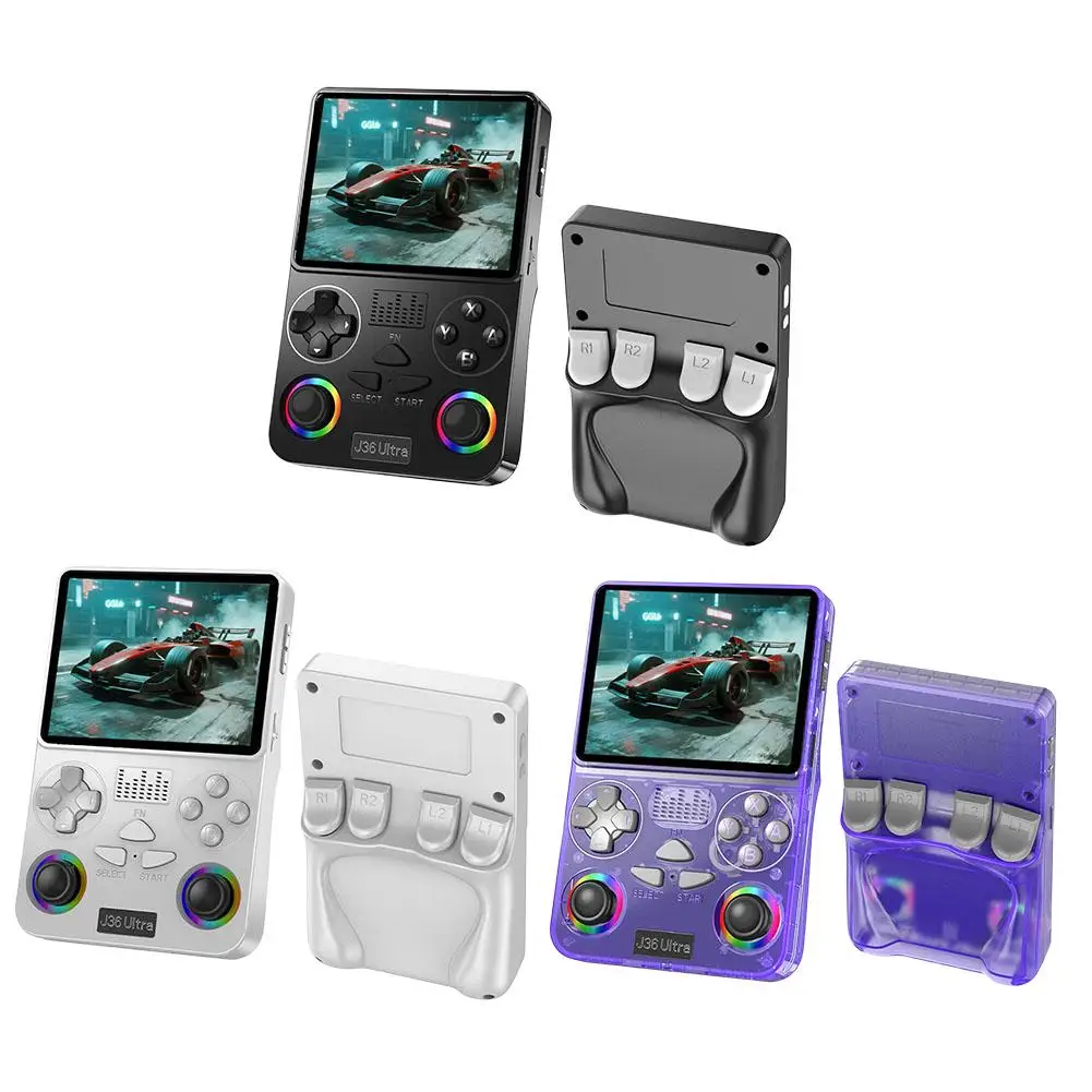 Game Console For J36 Ultra 2025 New Upgrade 3.5 Inch IPS Screen Online Battle Retro Handheld Portable Pocket Video Party Pl F4I0