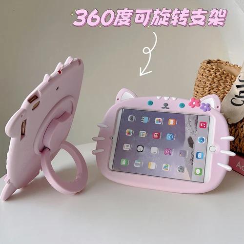 Imagen 2 del producto Funda giratoria para Samsung Galaxy Tab A8 A9 A9Plus Coque Tablet para Galaxy Tab P610 T220 T290 T500 T510 Funda de silicona para niños