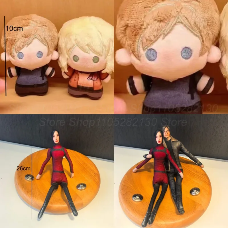 

25cm Game Resident Leon Kennedy Plush Doll Game Cosplay Abstract Plushies Doll Room Decor Wire Anime Figure Toys Doll Fans Gifts