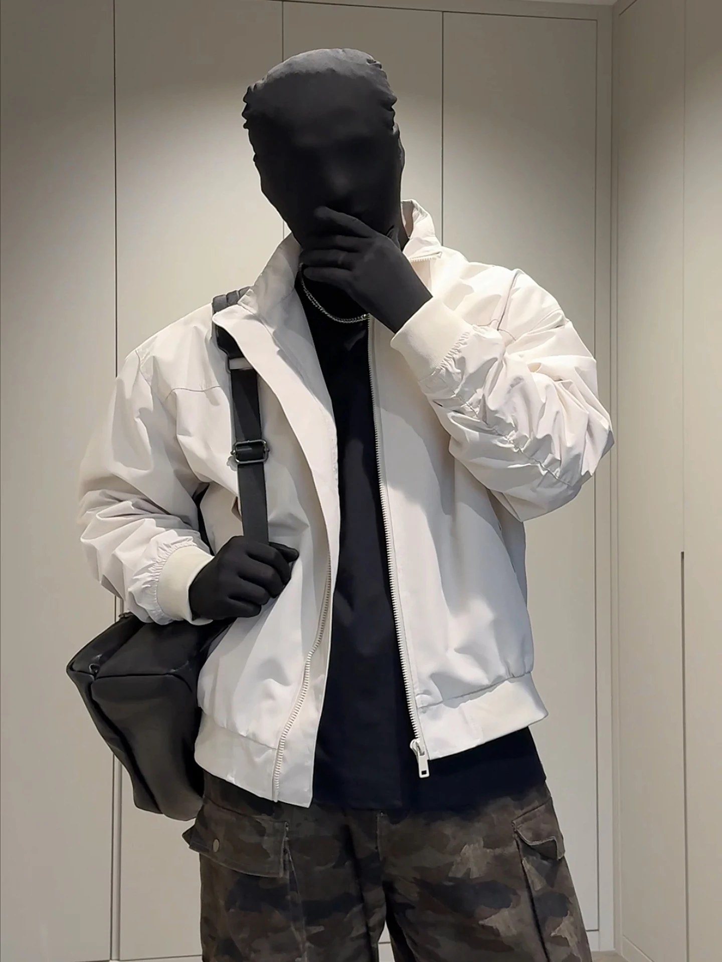 

Cleanfit White Мужская ort Jaet Осенняя американская рабочая одежда Hardman Sle на молнии Цвет Faion Youth