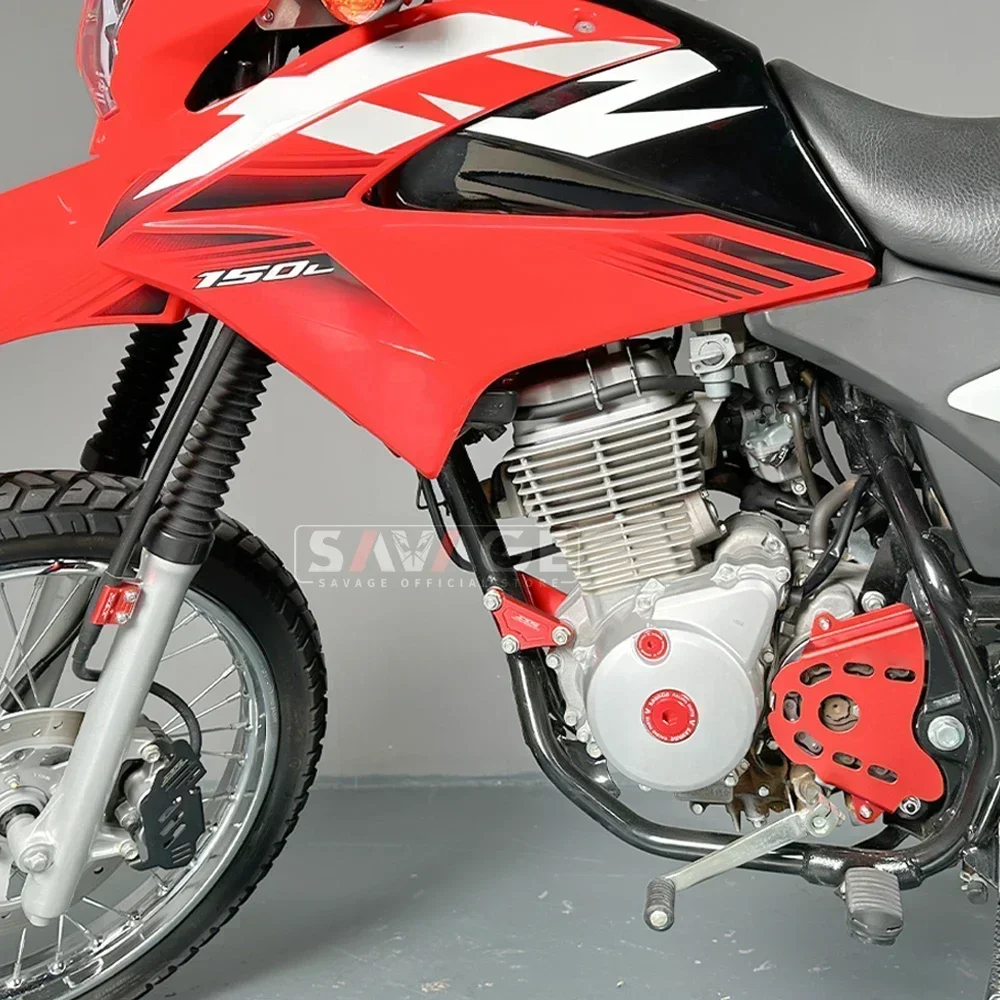 Cubierta del cárter del motor tornillo recto para HONDA XR150L XR125L XR190L CRF250F CRF150F CRF125F CRF XR 125 150 tapa de enchufe de motocicleta