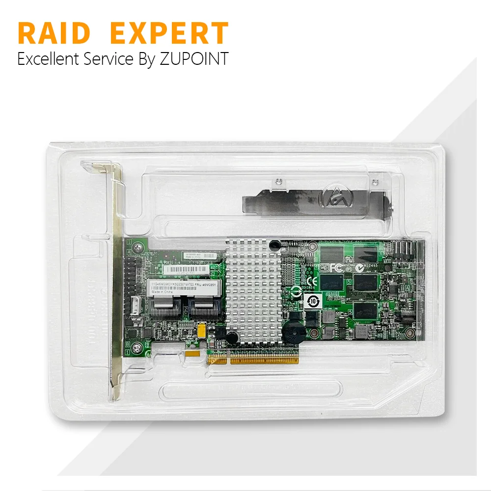 Imagem -03 - Zupoint-raid Cartão Controlador M5015 Sas 6gbps Pcie Cartão Expansor Sff8087 para Cabos Sata Pcs