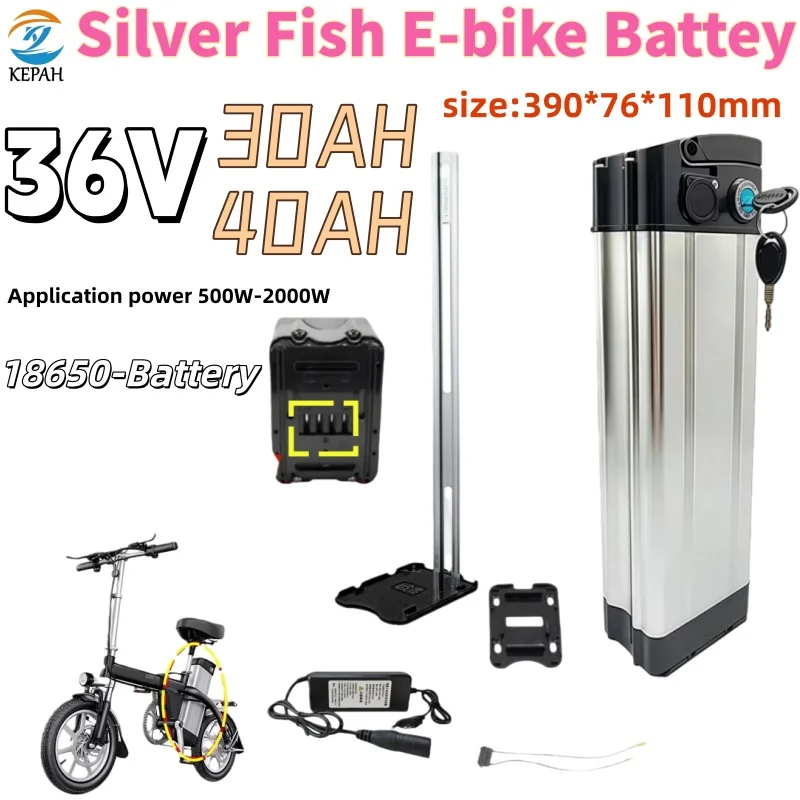 

Аккумуляторный ящик Silver Fish Ebike Аккумуляторный ящик для городского велосипеда Замена ремонта Phylion XH370-10J 36V 30AH 40AH 50AH Чехол для аккумулятора Silver Fish