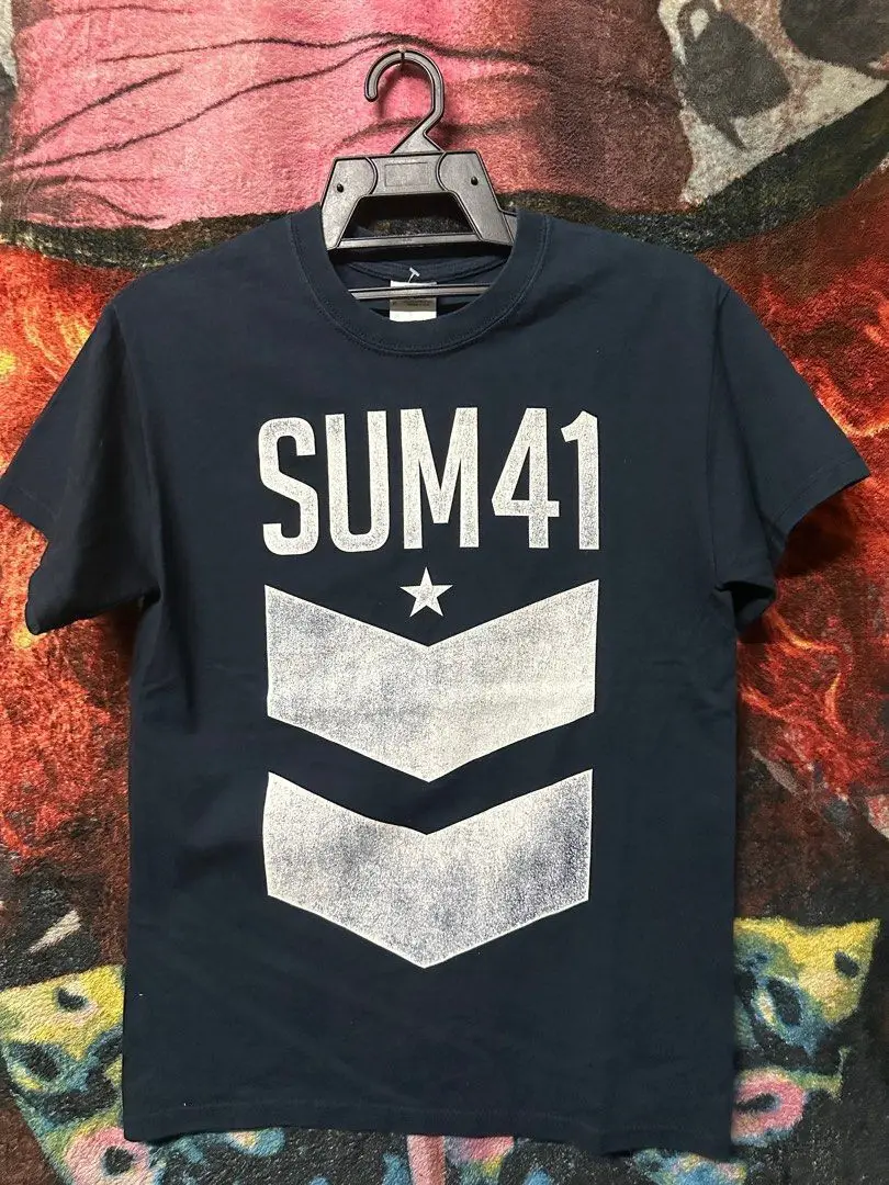 Sum 41 Japan Tour 12 Band short sleeve black shirt unisex men women KTV8348