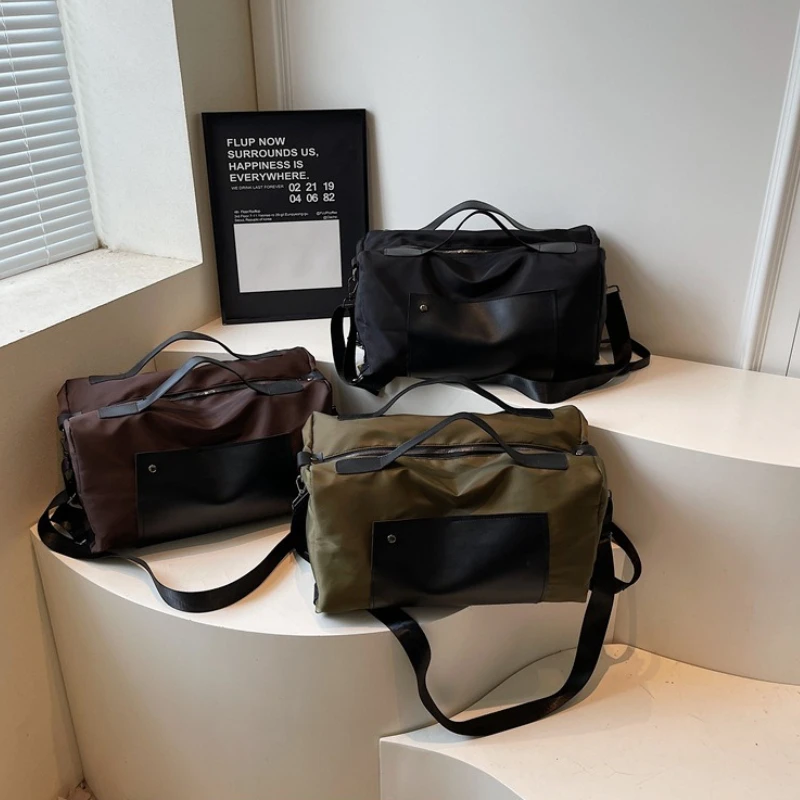 New Multifunctional Fitness Bag with Anti Splash Water and Dry Wet Separation Storage Bag Casual Large Capacity Travel Men's Bag