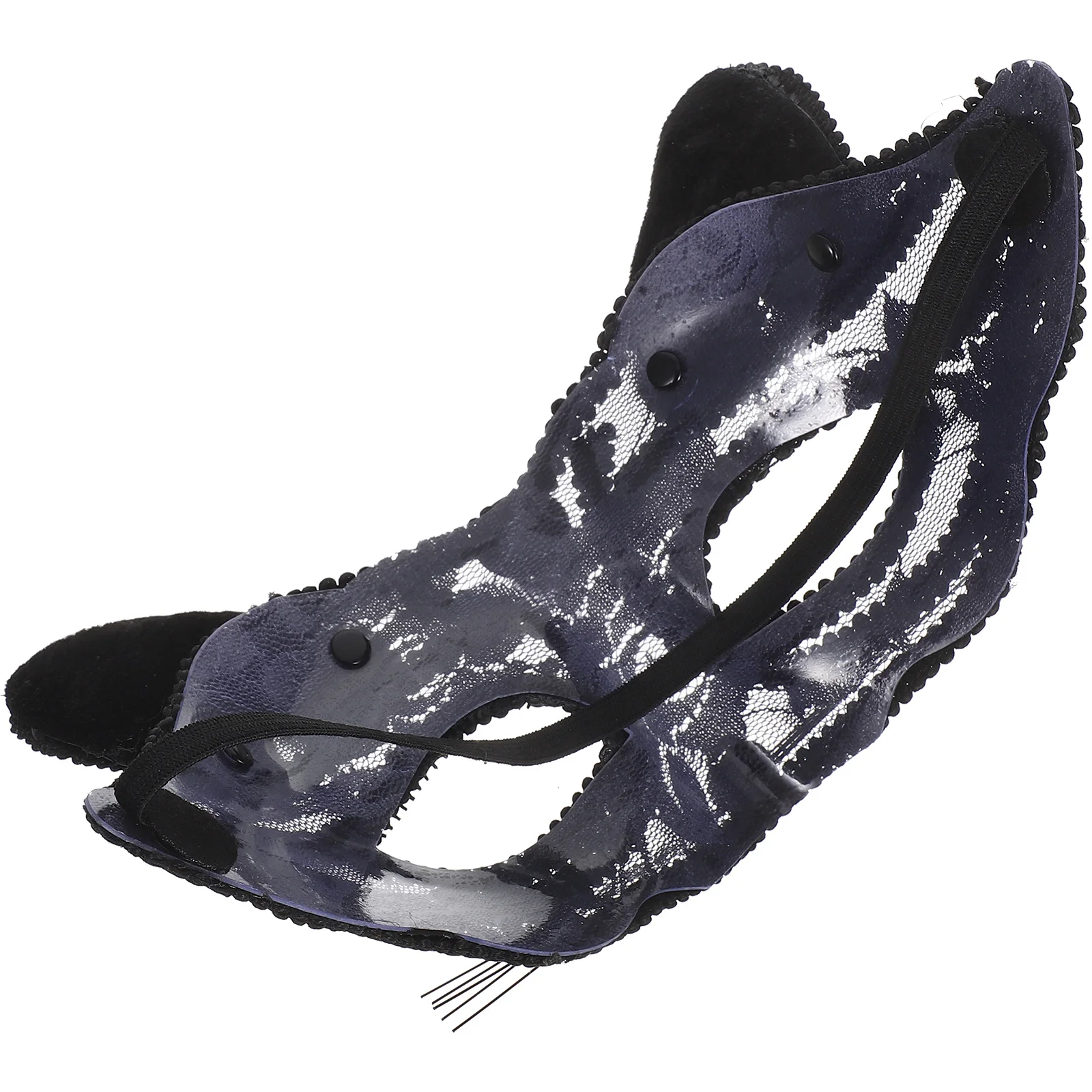 

Half-Face Fox Mask Lace Lightweight Metal Black Masquerade Ball Cosplay Carnival Party Mask Masquerade Ball Masks