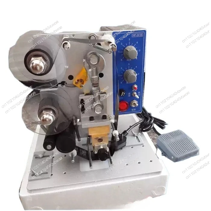 HP-241B Export electric color ribbon coding machine Automatic coding machine Automatic coding machine with foot pedal printing