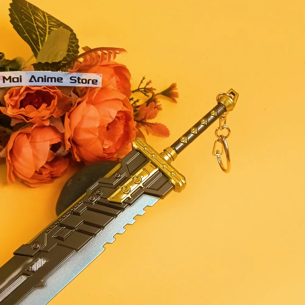 8.6인치 메탈 파이널 판타지 카타나 진짜 일본 카타나 블레이드 듀란달 검 오리지널 사무라이 애니메이션 닌자 나이프 무딘 장난감 선물