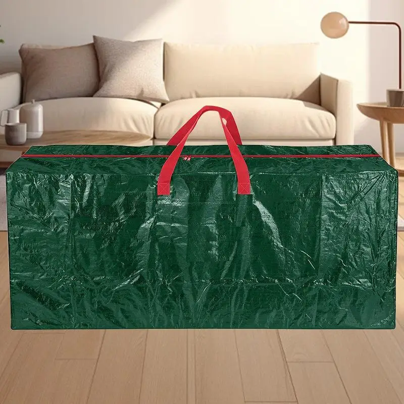 Robuste Weihnachtsbaum-Aufbewahrungstasche für die Heimdekoration, wasserdicht, multifunktionaler PE-Organizer mit verstärkten Griffen – Detail 3