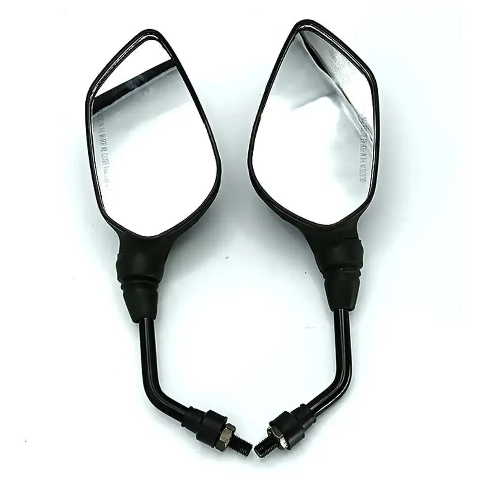 Espelhos Universais de 10mm para Motocicletas 2PCS - Espelhos Retrovisores Convexos para Scooter, E-Bike, Bicicleta Elétrica, Moped
