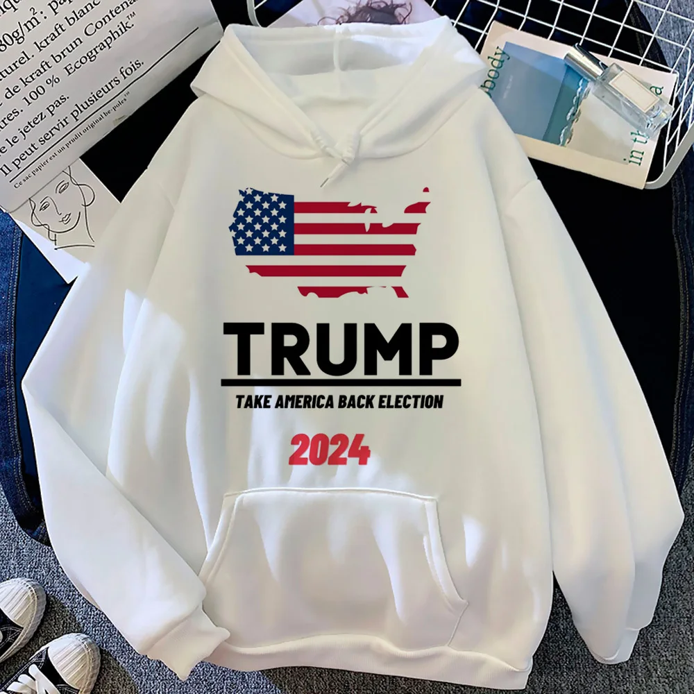 Donald Trump hoodie patterned anime sweater graphic funny comfortable printed design women pullover tracksuits funny athleisure