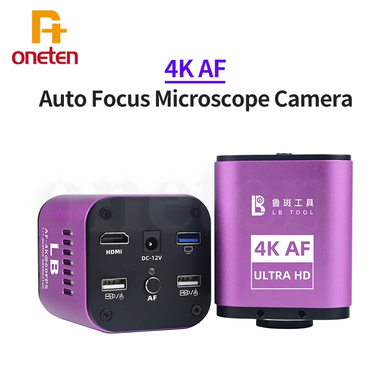 LUBAN 4K AF ULTRA HD Auto Focus HD Microscope Camera Suitable for Mobile Phone Motherboard Chip Welding Repair Camera Tool