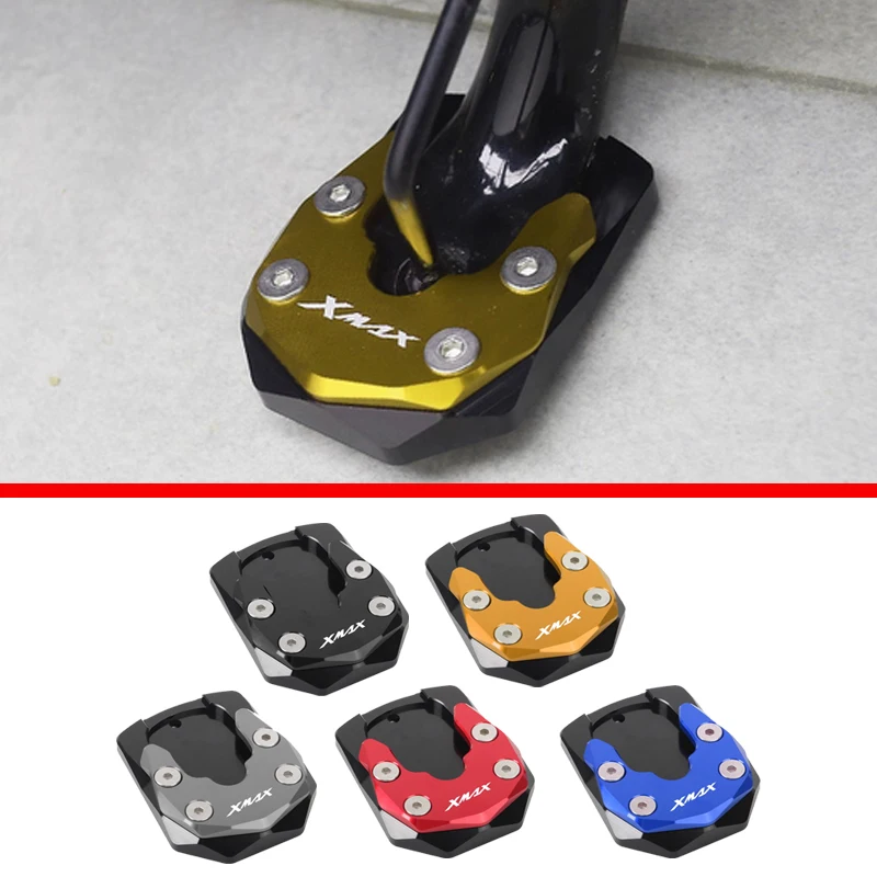 

For YAMAHA XMAX X-MAX 300 125 250 400 Kickstand Side Stand Enlarger Extension Plate