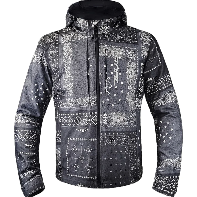 Motorcycle Jacket Winter Cycling Wear Waterproof Men Four Seasons Warm Anti-Fall Motorcycle Commuter Wear