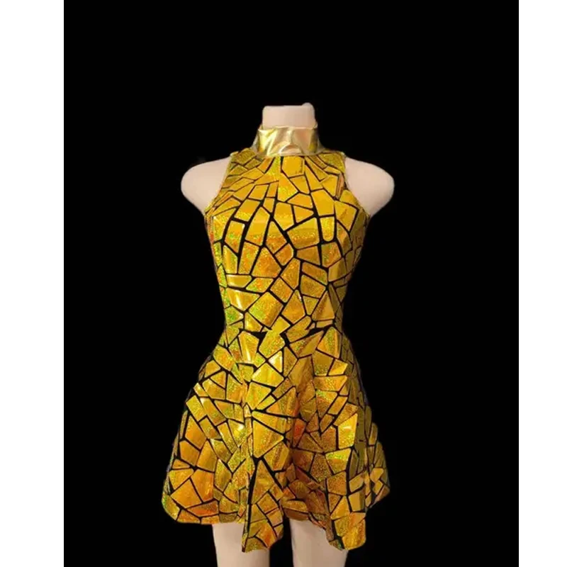 Laser Lens DS Dance Performance Dress Jazz Dance Bar GOGO Performance Dress Singer Performance Dress