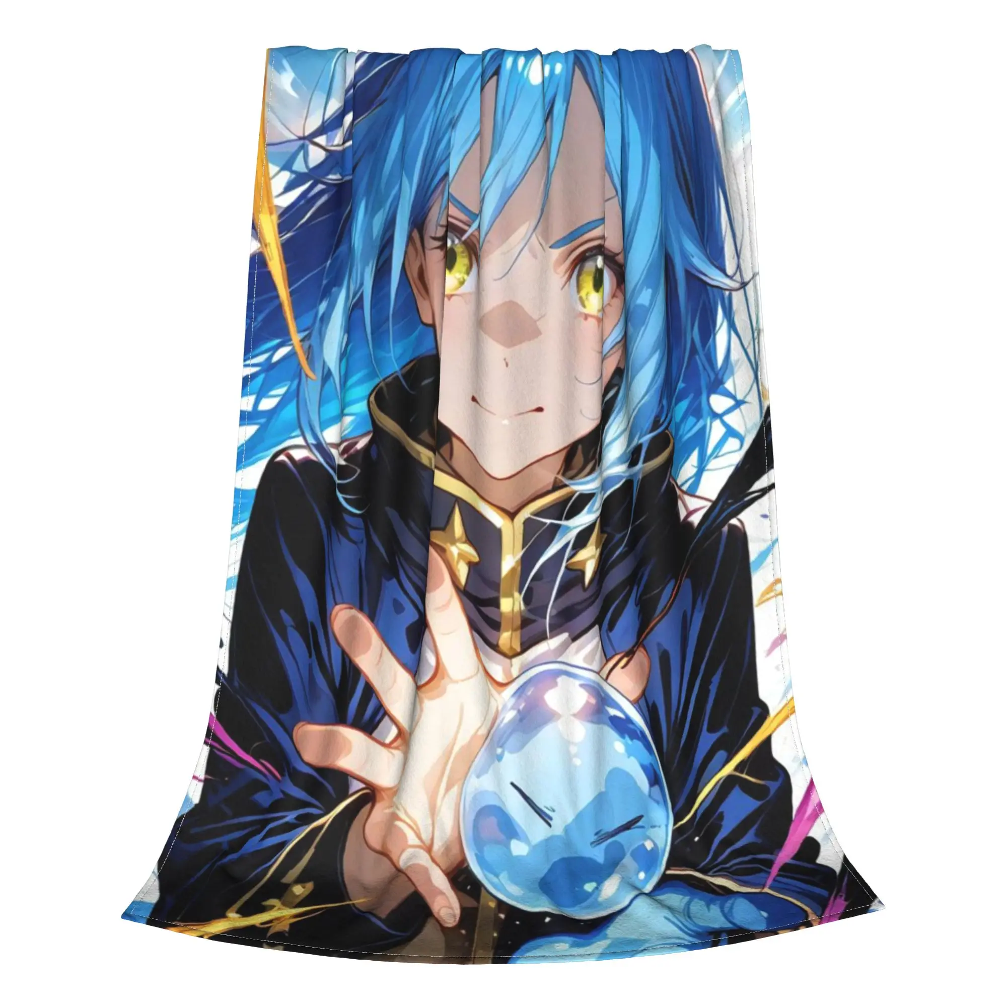 That Time I Got Reincarnated as a Slime Blanket Autumn/Winter Cute Thin Throw Blankets For home Plush Thin Quilt