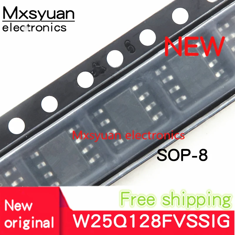 10pcs~100pcs/LOT 25Q128FVSG W25Q128FVSSIG W25Q128FVSIG W25Q128 SOP-8 New original In stock