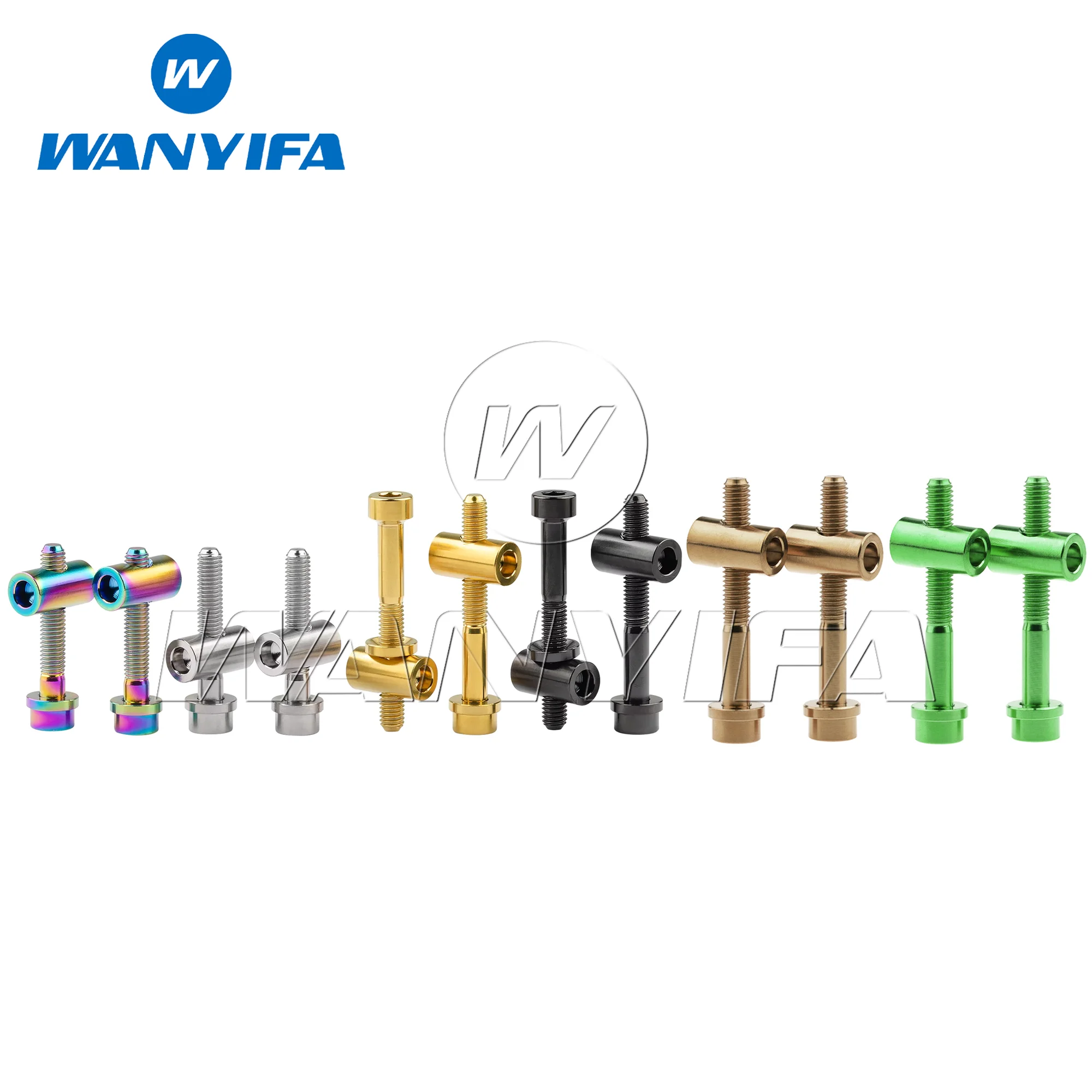Wanyifa Titanium Bolt M5x30 40mm Bicycle Bike Cycling Seatpost Screws for Thomson Seat Post