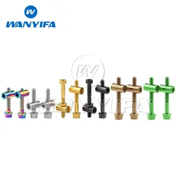 Wanyifa Titanium Bolt M5x30 40mm Bicycle Bike Cycling Seatpost Screws for Thomson Seat Post