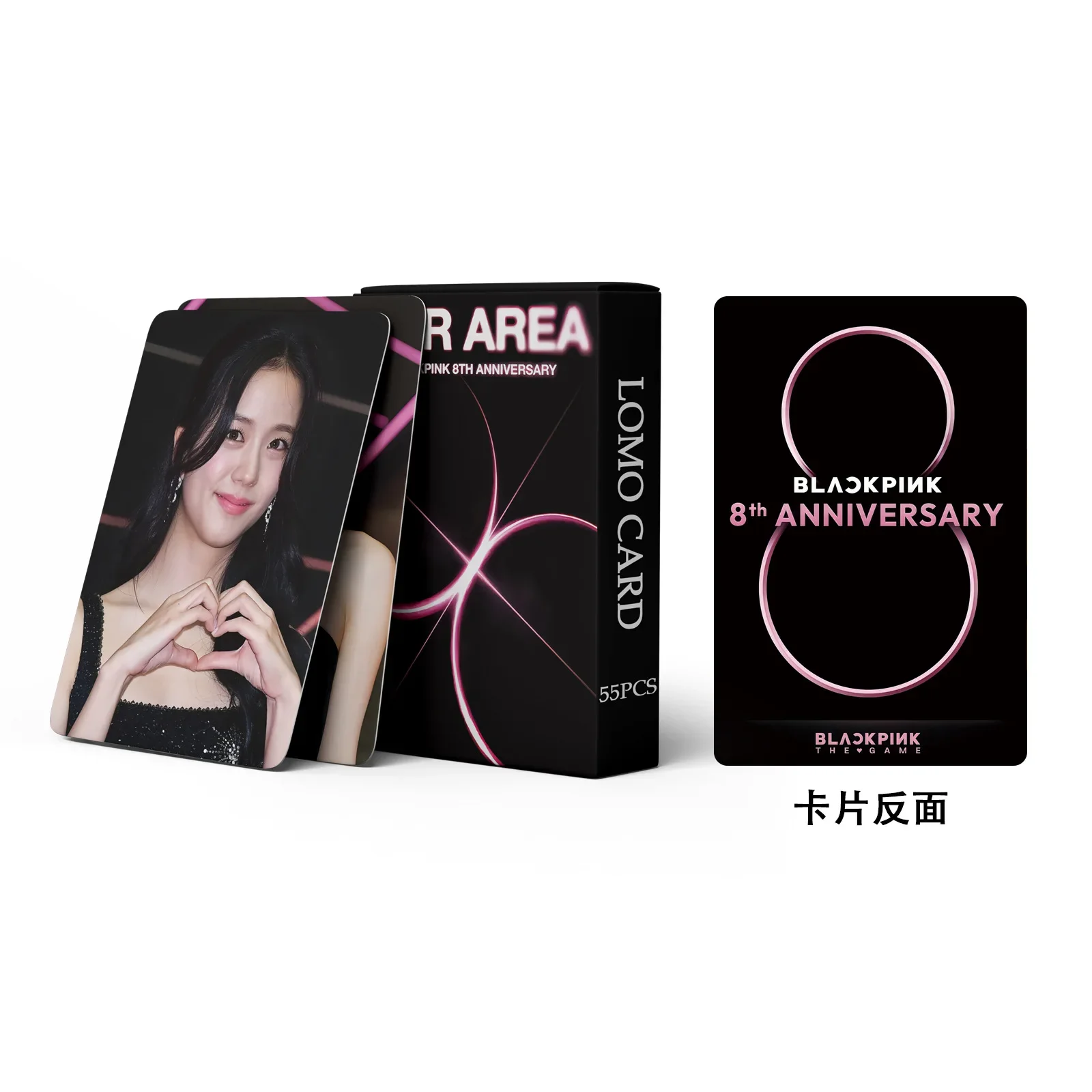 55 stks/set Kpop Geboren Roze 8th Anniversary Lomo Kaart JISOO JENNIE LISA ROSE Ansichtkaarten Photocard Voor Fans Collectie Geschenken