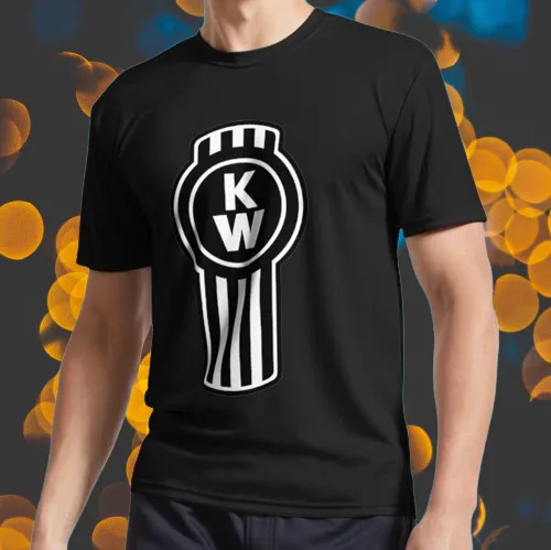 

Новая футболка с логотипом грузовика Kenworth, забавная американская футболка, размер S 5XL