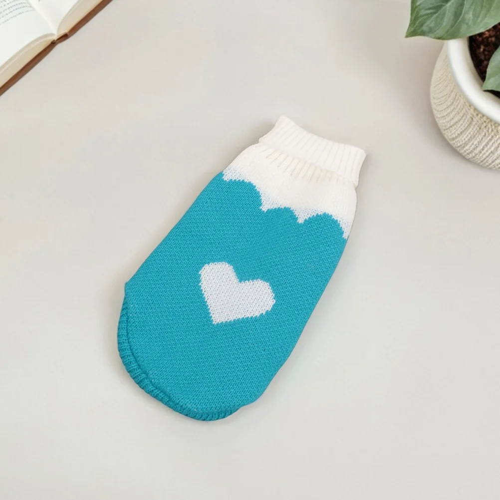 

2 Pcs Sweater Pet Cute Dog Outfits Costume Clothing Cardigan Sweatshirts Cat Knitted Sweaters Clothes for Dogs Vest Jacket