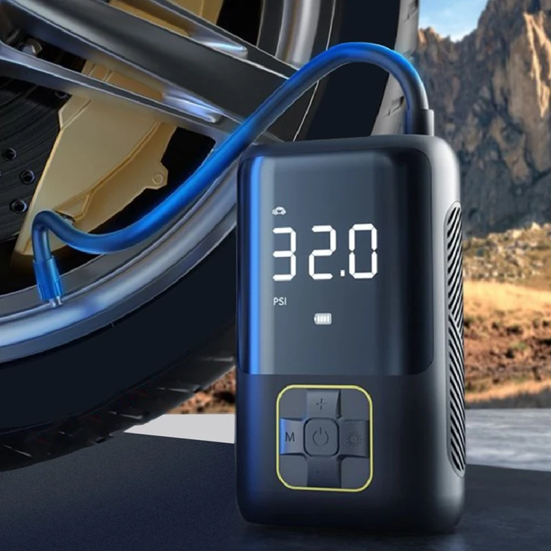 Car-mounted Wireless Air Pump Car Portable Air Pump Electric Car Uses Tire Pump To Inflate