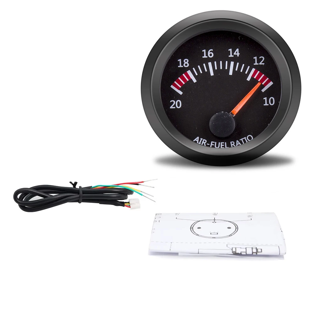 12V 52mm Auto Gauge Water Temp Olie Temp Voltmeter Olie Druk BAR/PSI Vacuüm Boost Gauge lucht Brandstof Verhouding EGT Gauge Met Sensor