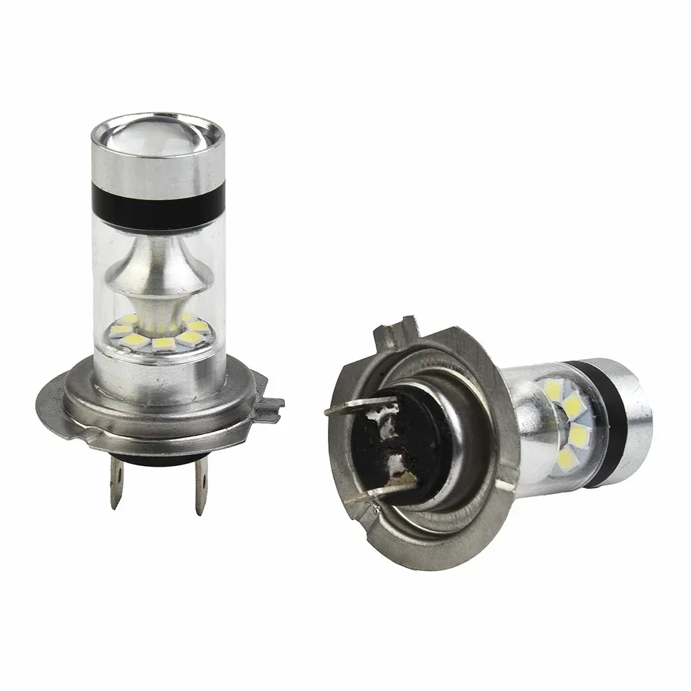 Car Fog Light Headlights Bulbs Front Right Left LED Smart Super White 1100LM 2pcs/Set 360° Aluminum DC 12V-28V