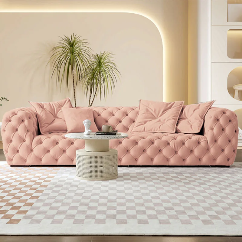 

Sofa set, rectangular compression sofa for apartment living room home