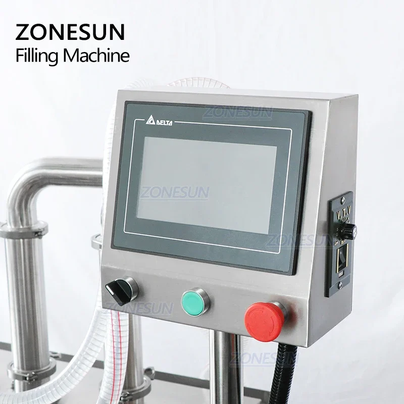 ZONESUN ZS-YT4T-4Y Custom Vertical Type Edible Oil Perfume Shampoo Bottle Filling Machine For Production Line