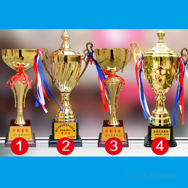 Custom Creative Metal Trophy, Celebration Gift, Football, Basketball, Championship Game, Employee, annual Meeting Souvenir