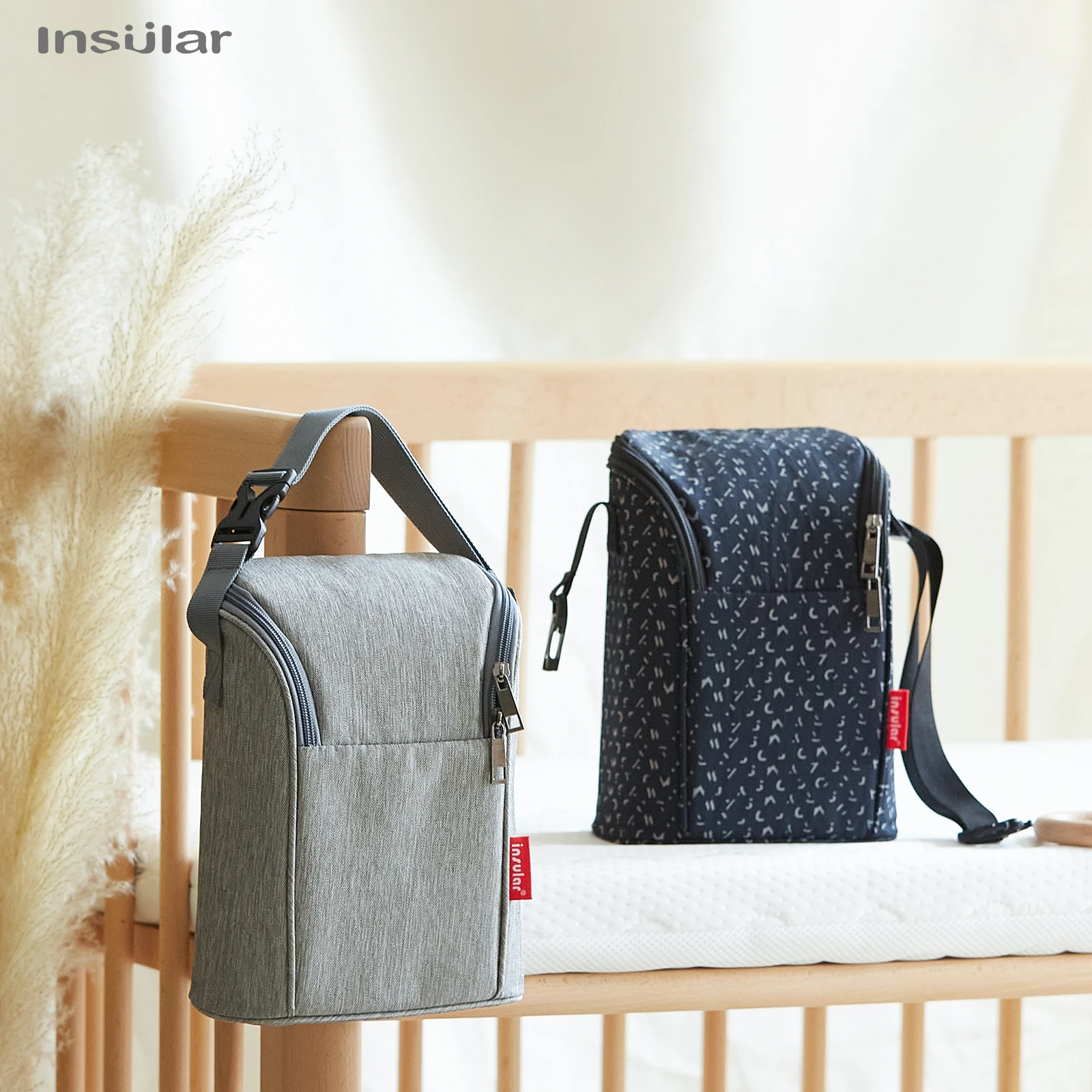 INSULAR Baby Thermal Bag Breastmilk Insulation Sack Infant Cooler Package Stroller Hang Tote Milk Bottle Mom Keep Warm Portable