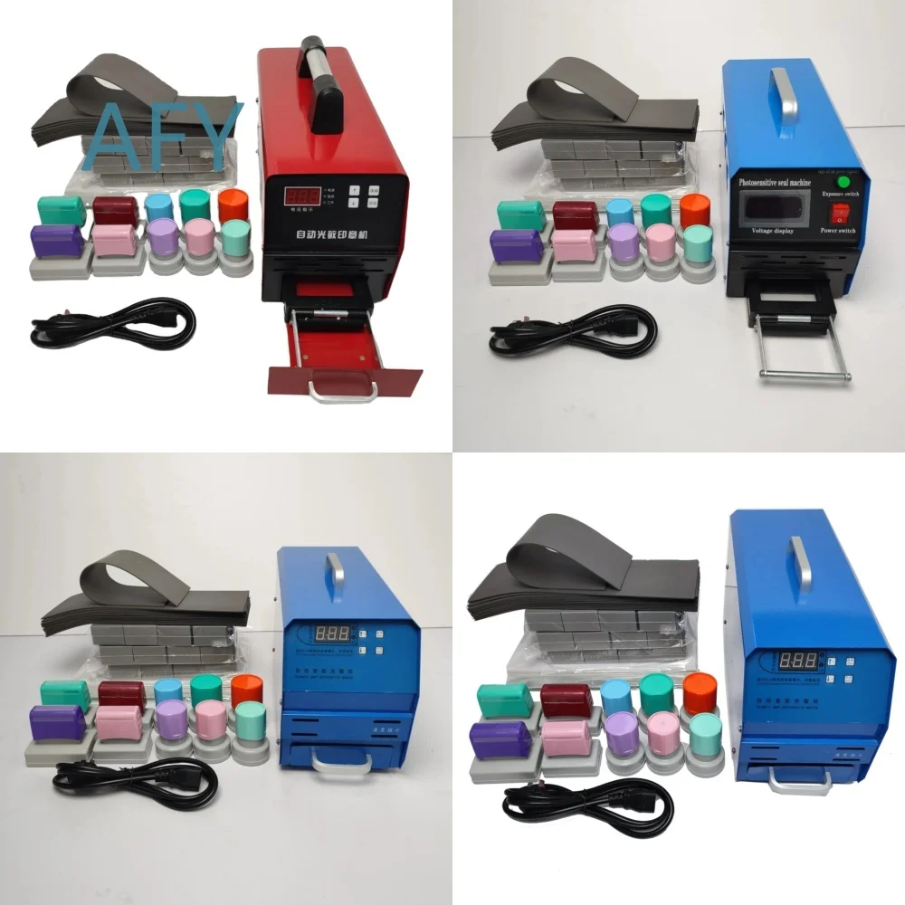 Full Automatic Photo Sensitive Rubber Stamp Machine for 220V 110V Seal Making Stamping Device Photosensitive Seal Maker for