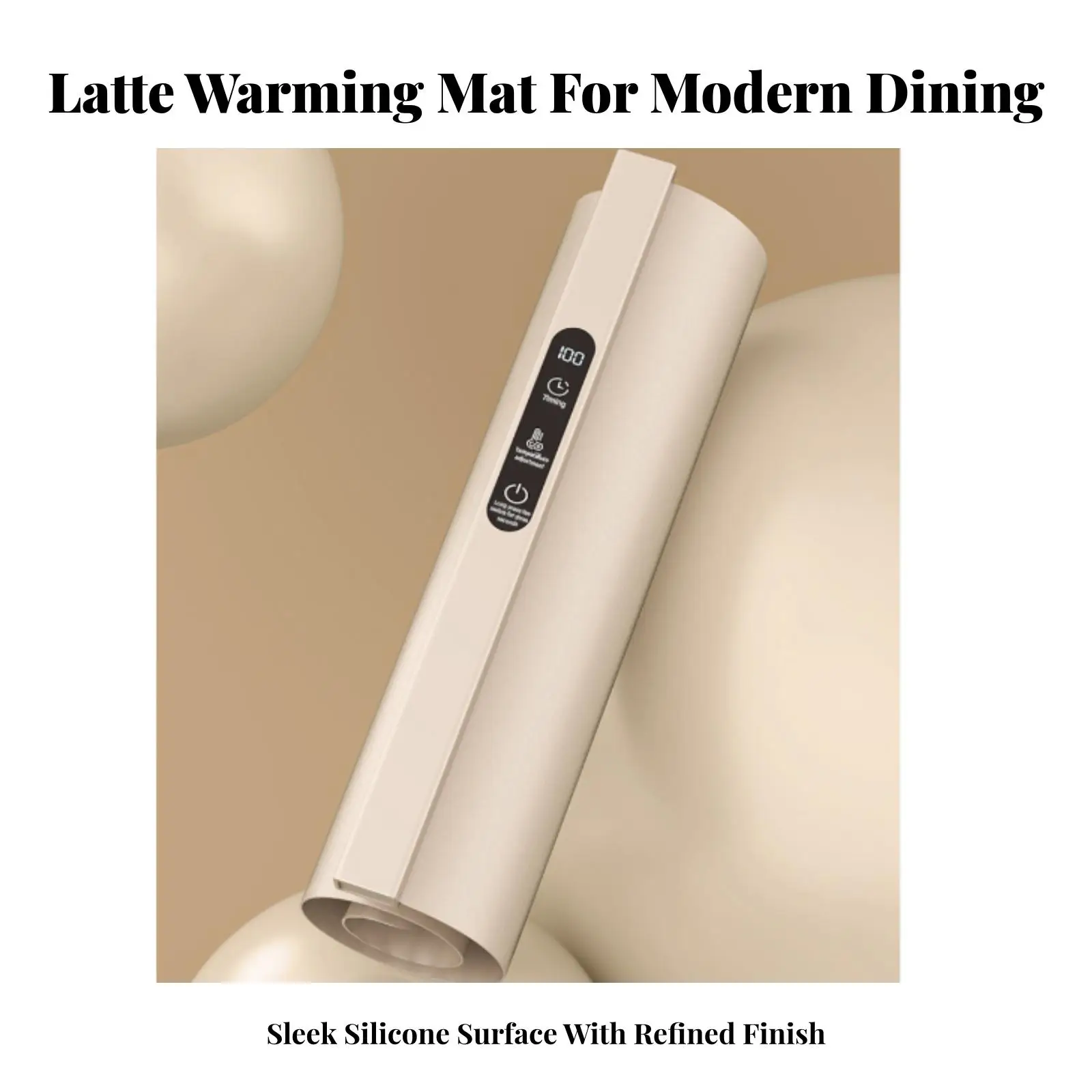 Space-Saving Electric Food Warming Board | Quick Heating Wire Construction, Compact Low-Profile Design, Silicone Warming Mat,