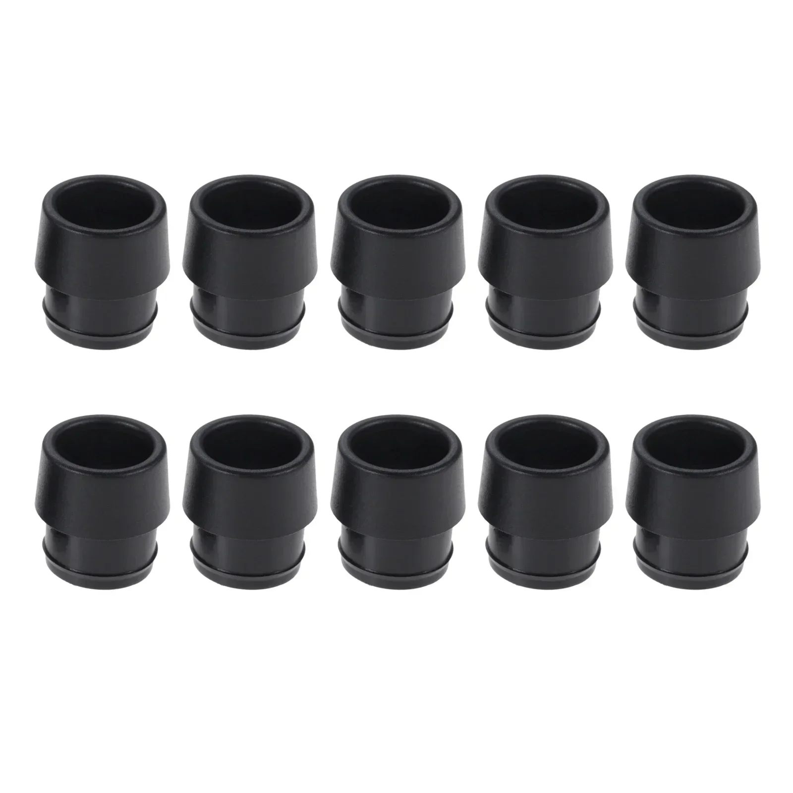 10Pcs Black Soft Plastic Golf Ferrules for G410 G35 Shaft Sleeve Adapter Tip 0.335/0.350/0.370 Golf Club Shafts Accessories
