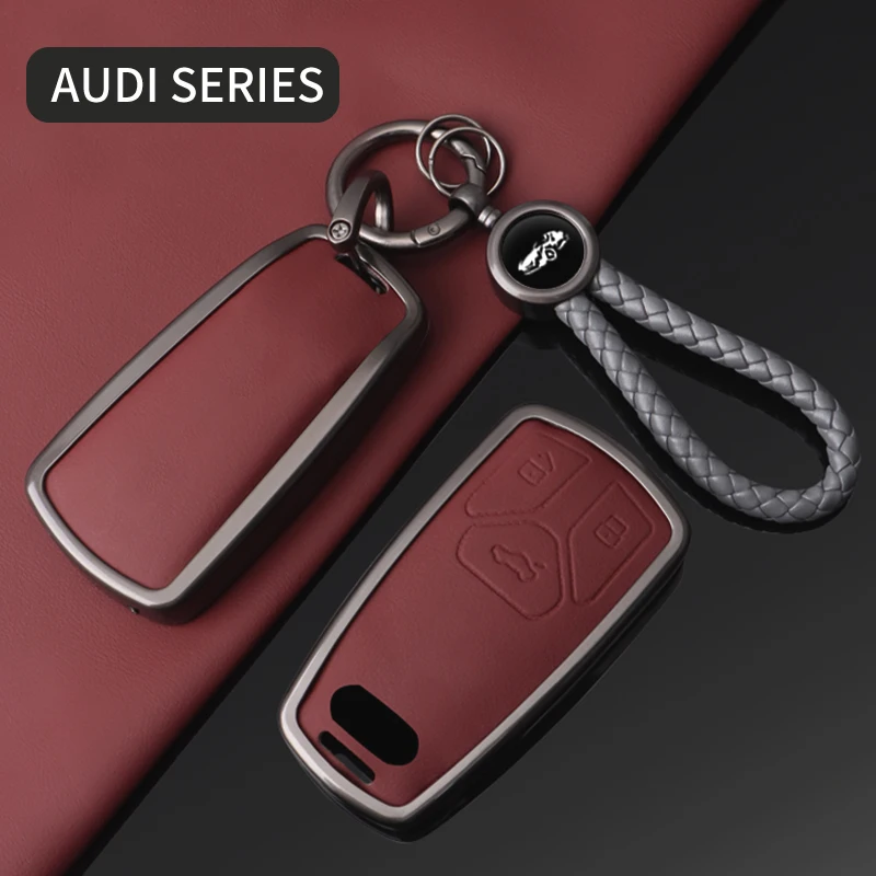 

New Zinc Alloy Car Key Case Cover Shell For Audi A1 A3 8P A4 B8 B9 A5 A6 C7 A7 A8 Q3 Q5 Q7 Q8 C8 D5 4M RS3 S4 S5 S7 TT E-tron